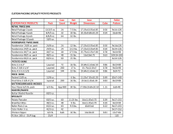 Custom Packer - Rite Stuff Foods