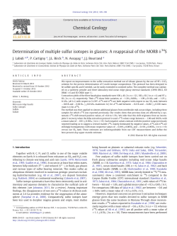 Determination of multiple sulfur isotopes in glasses: A reappraisal of