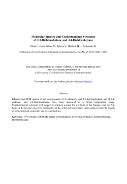 Molecular Spectra and Conformational Structure of 2,3