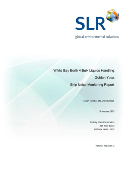 Noise Monitoring Report - Golden Yosa - 1