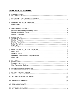 TABLE OF CONTENTS