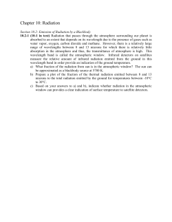 Chapter 10: Radiation
