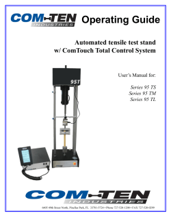 Operating Guide - Cole