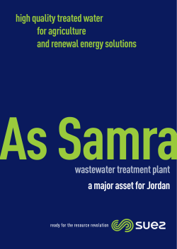 Samra wastewater treatment plant