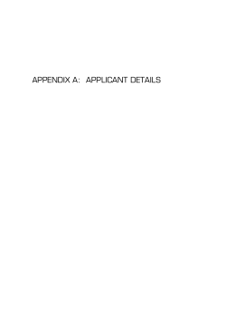 Appendix A to Application Document ()