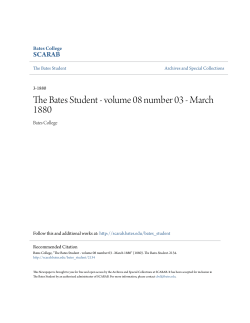 The Bates Student - volume 08 number 03