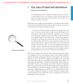 3 Our Uses Of Steel And Aluminium