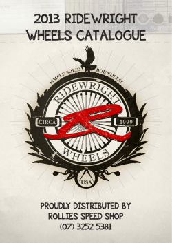 2013 ridewright wheels catalogue - Big Boar V-Twin
