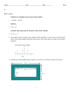 Estimate by rounding to the nearest whole number. 1. 114.3406