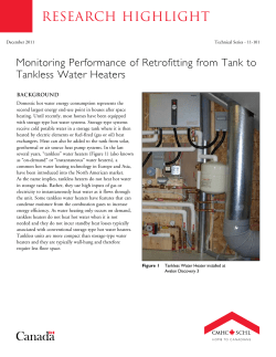Monitoring Performance of Retrofitting from Tank to