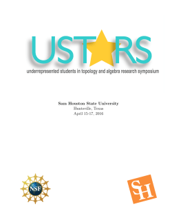 Sam Houston State University Huntsville, Texas April 15