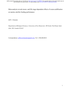 Meta-analysis reveals taxon- and life stage-dependent