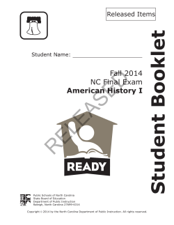 american history i &mdash; released items