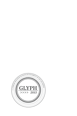 Glyph, 2013 - Santa Fe University of Art and Design