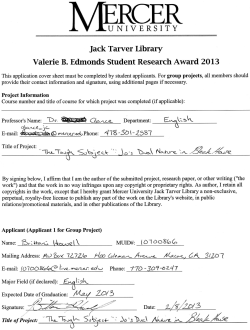 The Tough Subject - Mercer University Library