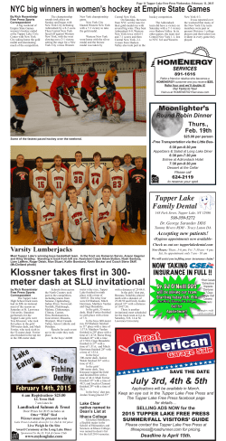 Klossner takes first in 300- meter dash at SLU invitational