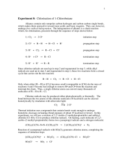 Chlorination of 1