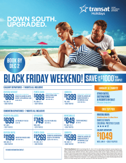 BLACK FRIDAY WEEKEND!