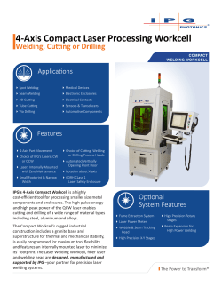 4-Axis Compact Laser Processing Workcell
