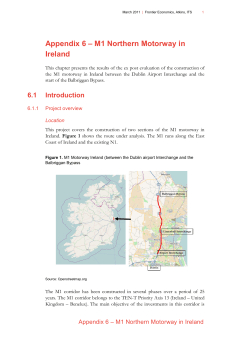 M1 Northern Motorway in Ireland