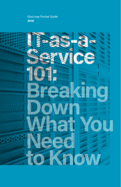 ITaaS 101: Breaking Down What You Need to