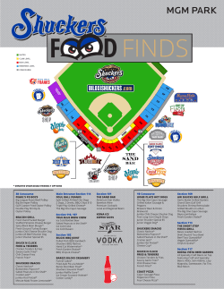 MGM Park Food Finds Map