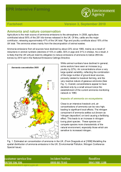 EPR Intensive Farming - UK Government Web Archive