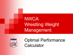 NATA/NWCA Assessor Training