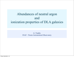 Abundances of neutral argon and ionization properties of DLA