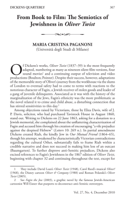 An Article About Dickens` Oliver Twist 1