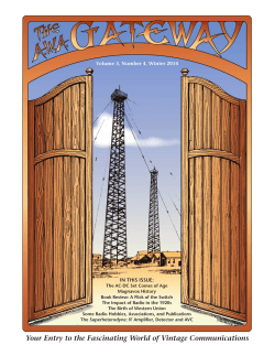 Gateway Vol. 3, No. 4 Winter 2014