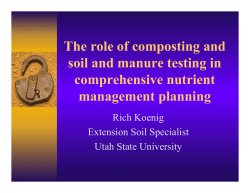 Soil testing - Utah State University Extension