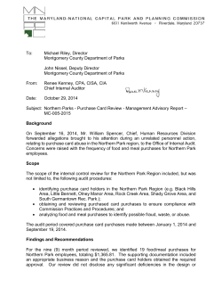 Michael Riley, Director Montgomery County Department - M