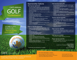 2015 Golf Tournment Flier.indd
