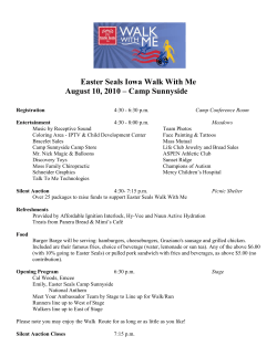 Easter Seals Iowa Walk With Me August 10, 2010 &ndash; Camp Sunnyside