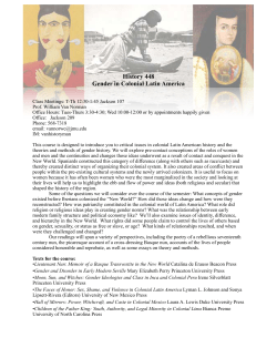 Syllabus - James Madison University