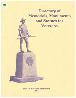 Directory of Memorials, Monuments and Statues for