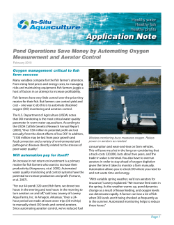Case Study Pond Operations Increase Efficiency and - In