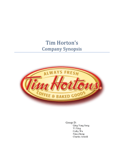 Tim Horton`s