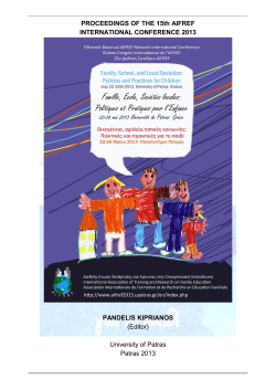 Conference Proceedings - 15nth Biannual AIFREF Network