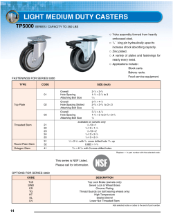 Series TP5000 - Service Caster
