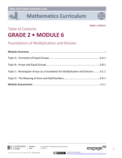 grade 2 &bull; module 6