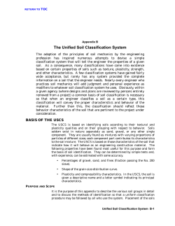 The Unified Soil Classification System