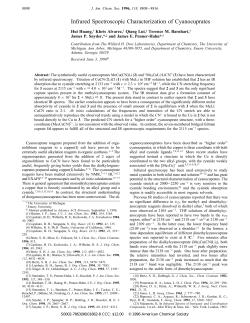 Infrared Spectroscopic Characterization of Cyanocuprates