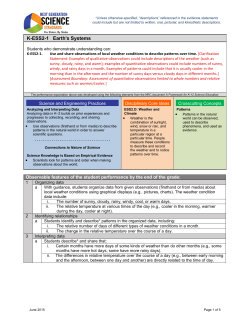 K-ESS2-1 Earth`s Systems