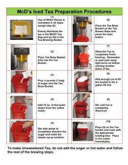 Tea Preparation