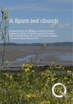 A Spirit-led church - Amazon Web Services