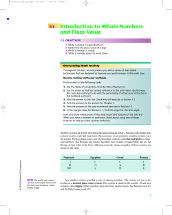 Introduction to Whole Numbers and Place Value