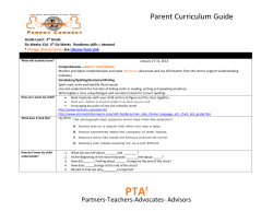 Parent Curriculum Guide
