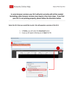 In some browser versions your W-2 will print correctly with all the